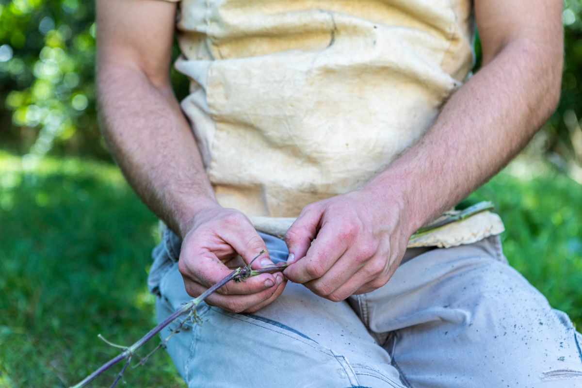 Brandnetelketting maken