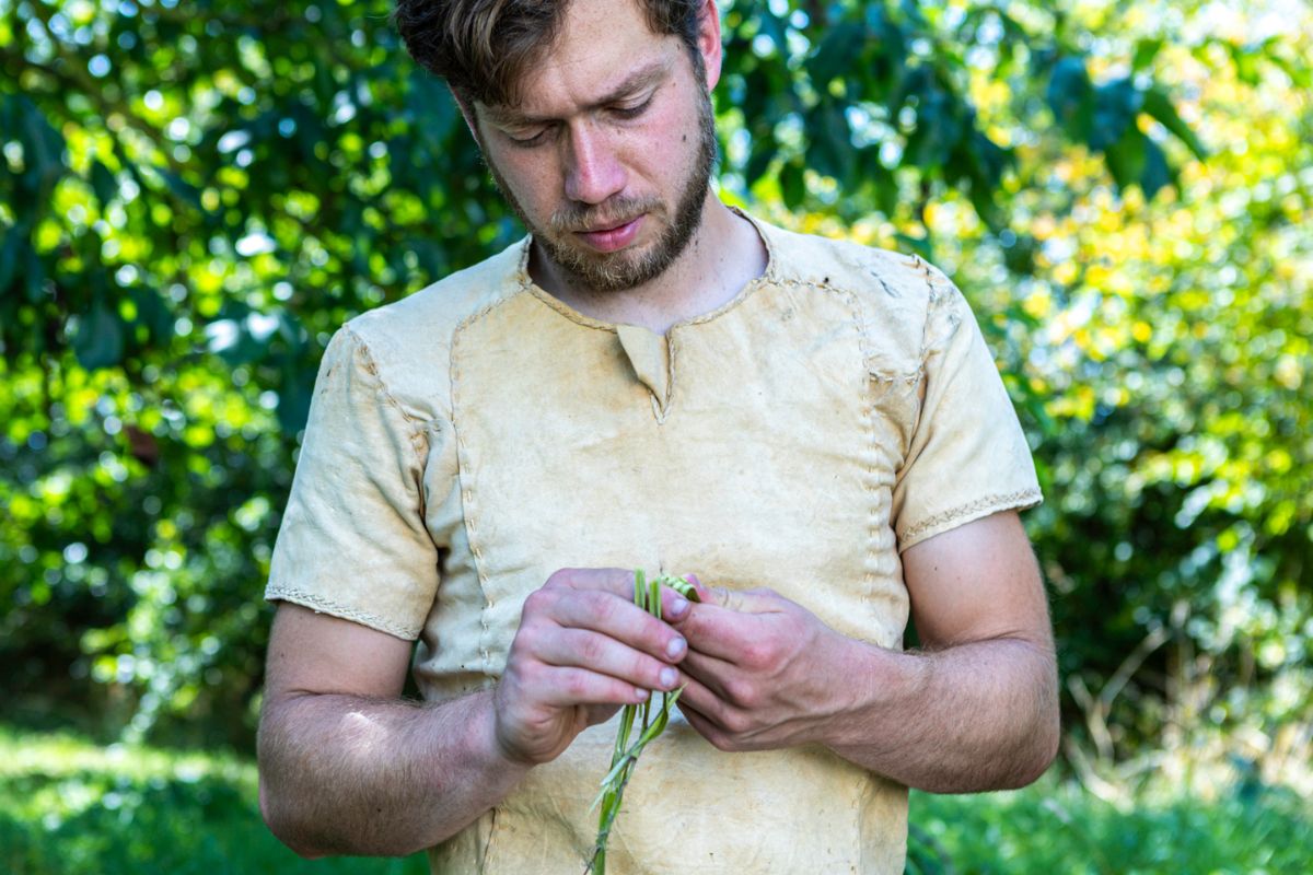 Workshop brandnetel touw maken